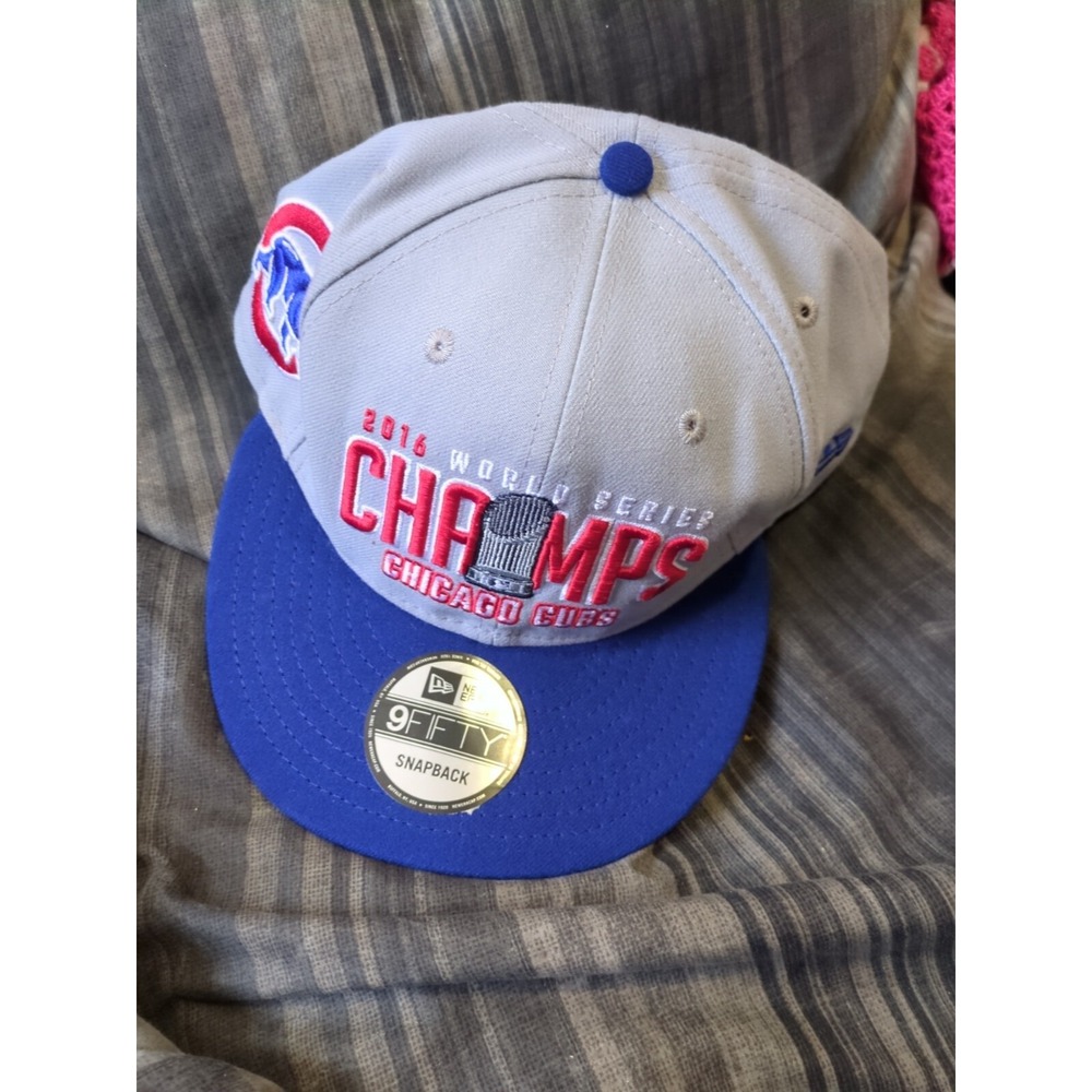 2016 Chicago Cubs World Series Champions New Era Cooperstown Hat SnapBack A38